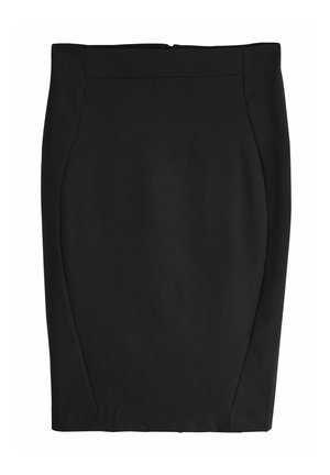 REGULAR FIT - TAILORED - Gonna a tubino - black