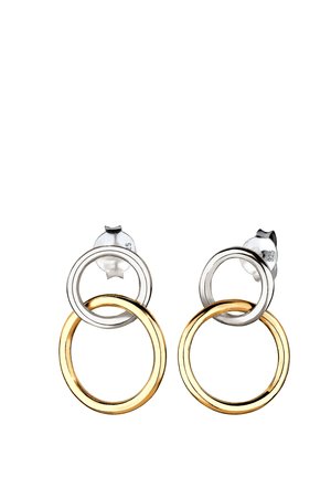 BICOLOR HOOP STUD - Earrings - bicolor