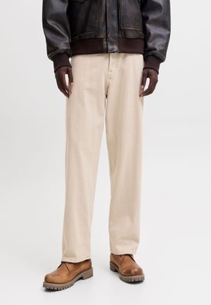 Jack & Jones, BAGGY FIT JEANS JJIALEX JJORIGINAL HA 683 - Baggy Jeans - ecru