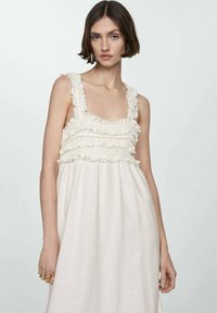 Mango Maxi šaty - off-white