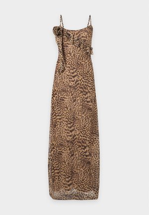 Gina Tricot, LEOPARD DRESS - Robe en jersey - multi-coloured