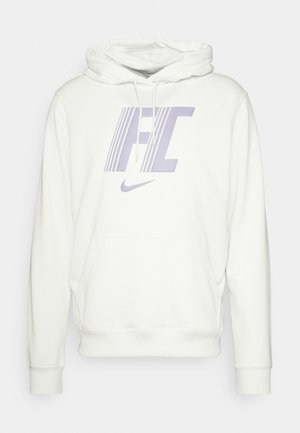 Nike Performance, M NK DF FC FLC HOODIE - Hoodie - SUMMIT WHITE/INDIGO HAZE