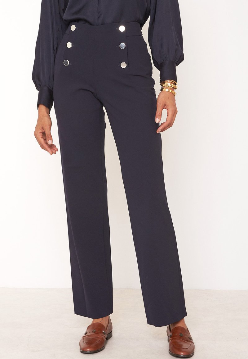 Maison 123 Pantalon classique - bleu marine