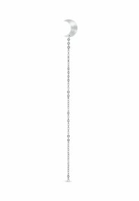 HALF MOON CHAIN STUD RIGHT - Egy darab fülbevaló - silver coloured