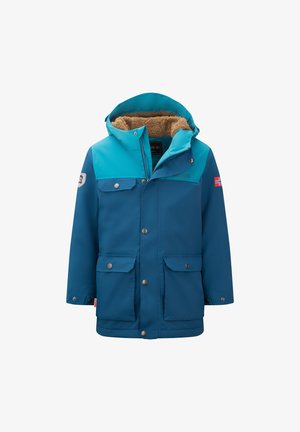TROLLKIDS, GUDVANGEN - Outdoor jacket - madeira blue/dark marine/almond