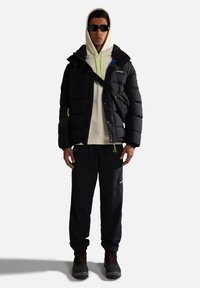 Napapijri B-NENY H - Jersey con capucha - white whisper