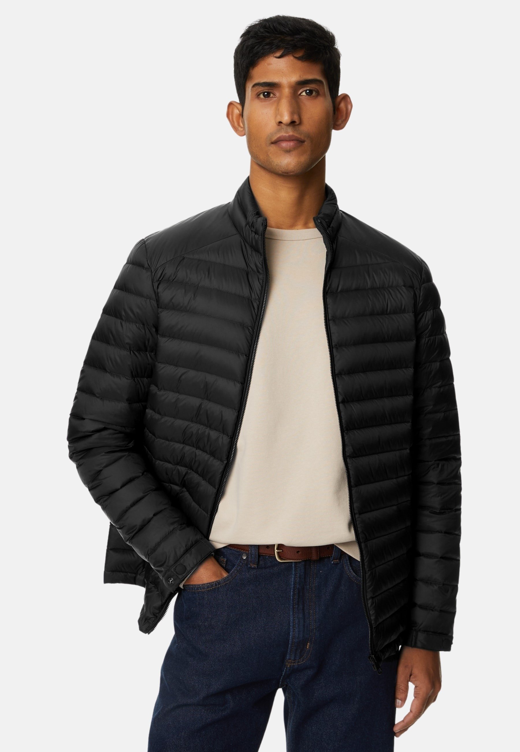 marks and spencer feather and down jacket