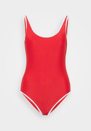 It's Now Cool, THE BACKLESS DUO ONEPIECE - Μαγιό - red/white