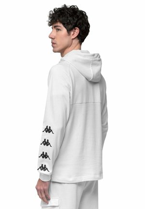Kappa, Felpa con cappuccio - white