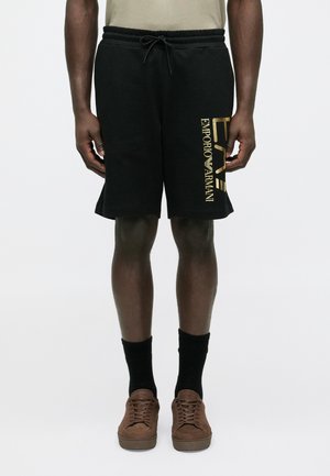 TRAIN CORE BIG LOGO  - Rövidnadrágok - black/gold coloured