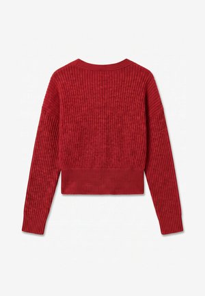 Vero Moda, STRICKPULLOVER VMDESIRE STRICKPULLOVER - Trui - racing red