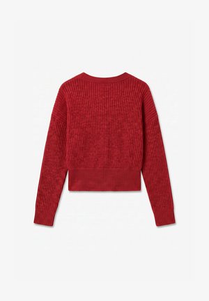 Vero Moda, STRICKPULLOVER VMDESIRE STRICKPULLOVER - Trui - racing red