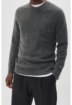 Matinique Strickpullover - dark grey