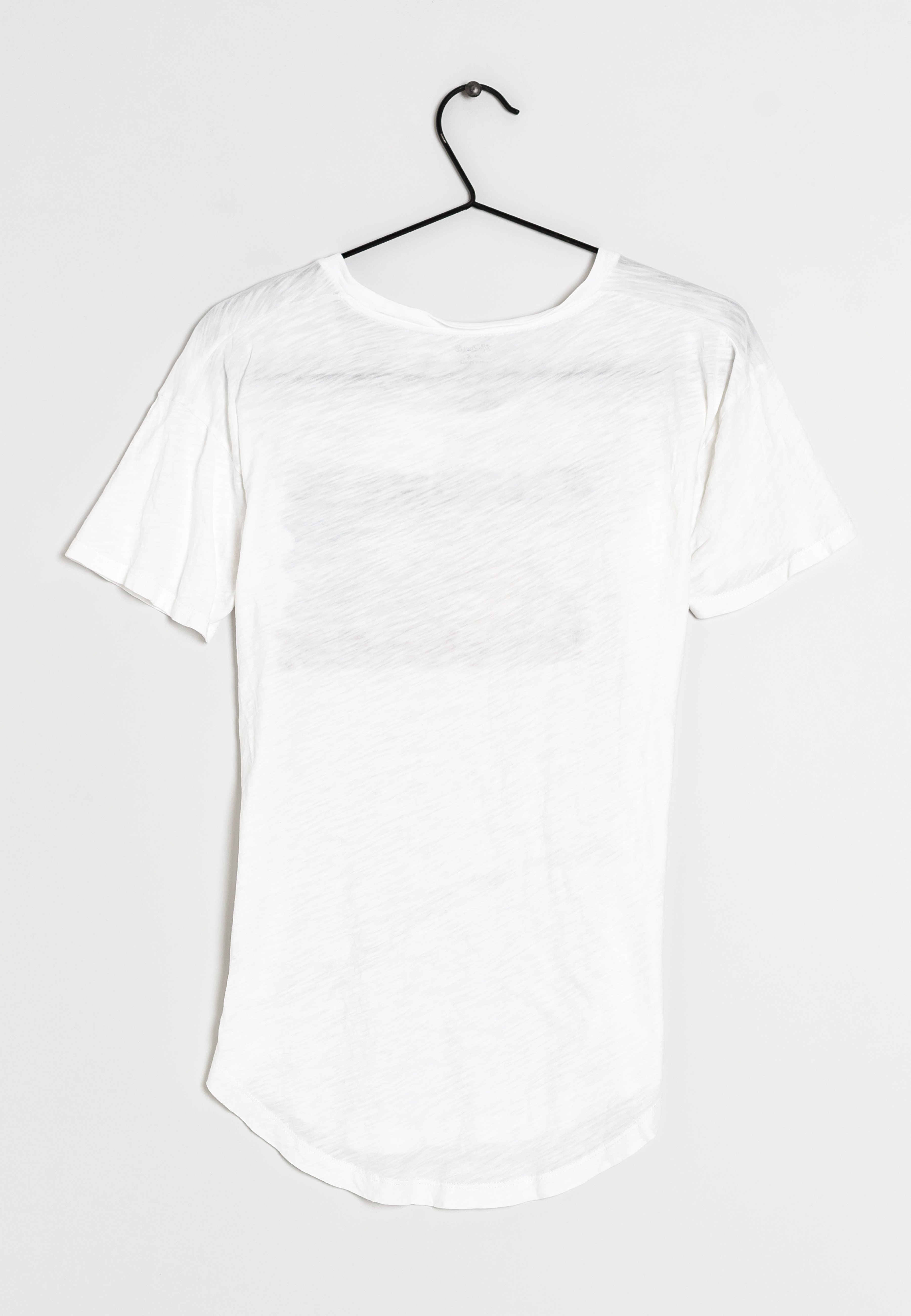 sheer white tee shirt