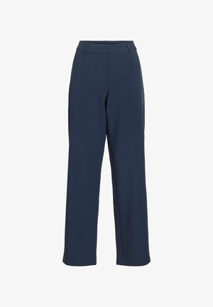 VILA, VIEMMI RW STRAIGHT PANT - NOOS - Broek - navy blazer