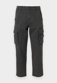 Loose Heavyweight Cargo Pants - Cargobukse - raven