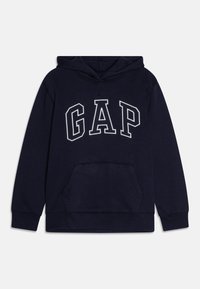 GAP - NEW CAMPUS LOGO HOOD BOYS - Majica s kapuljačom - blue galaxy Minijatura 1