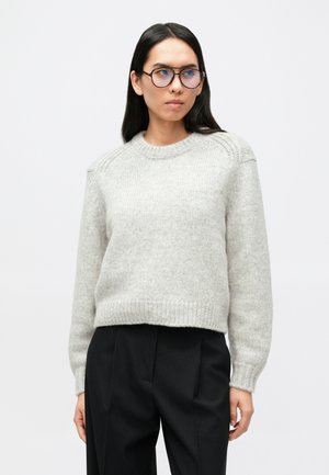 CREW NECK LONG SLEEVE - Camisola - light grey melange