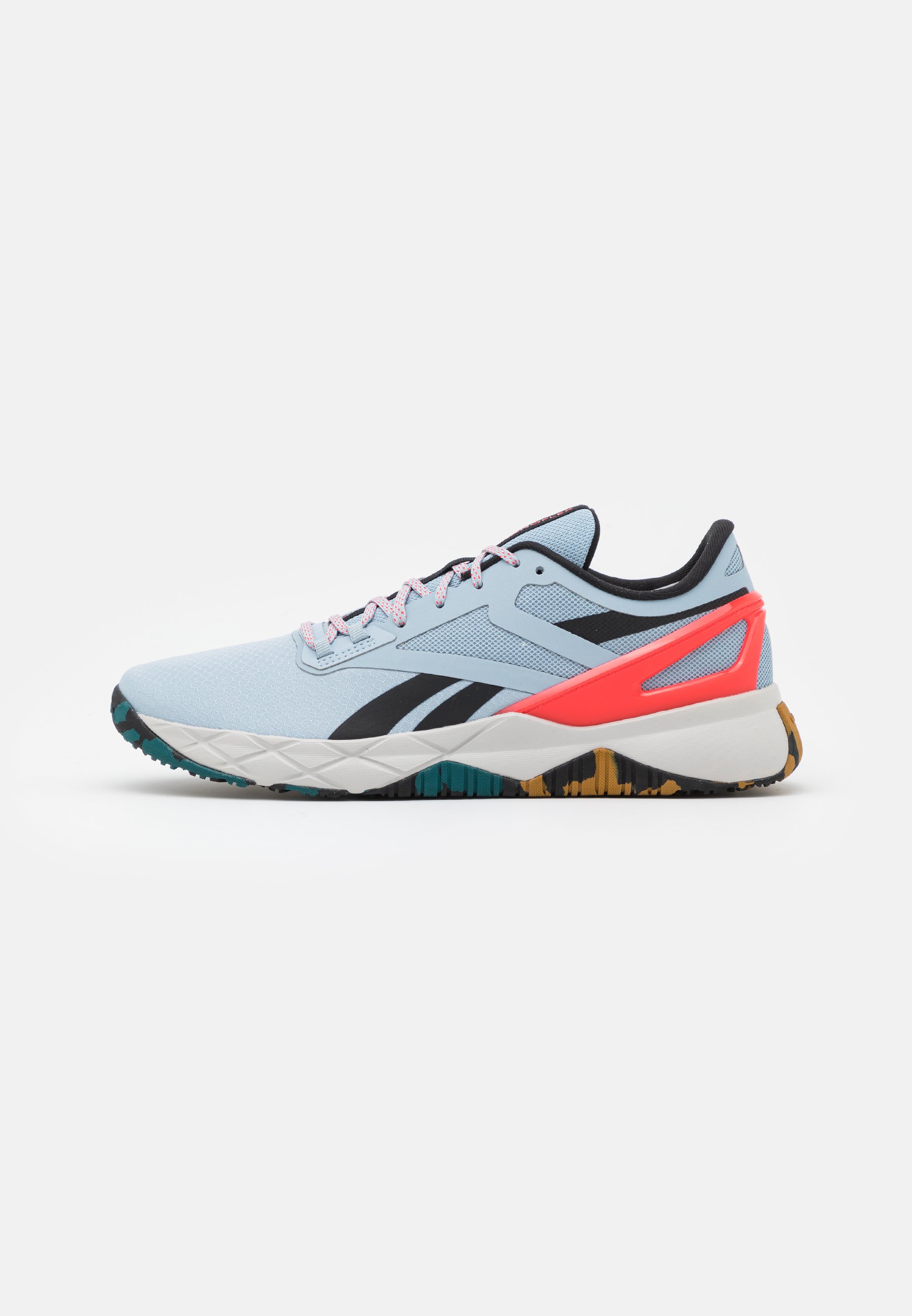 Reebok NANOFLEX TR - Trainingsschuh - gable grey/core black/neon  cherry/grau - Zalando.de