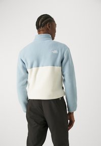 The North Face YUMIORI ¼ ZIP - Polárpulóver - white dune/steel blue