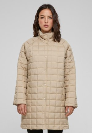 Urban Classics QUILTED - Płaszcz zimowy - wetsand