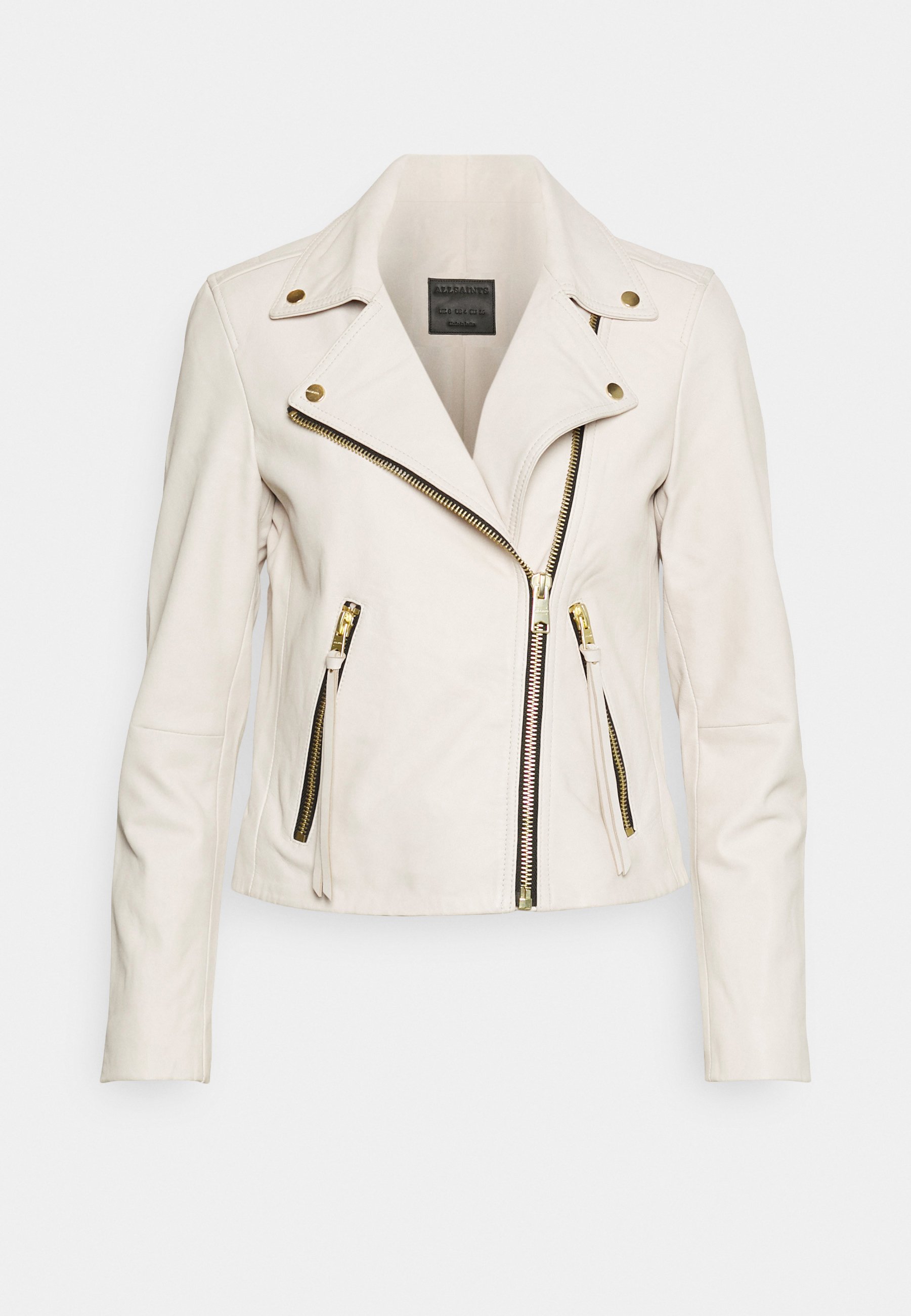 river island white leather jacket