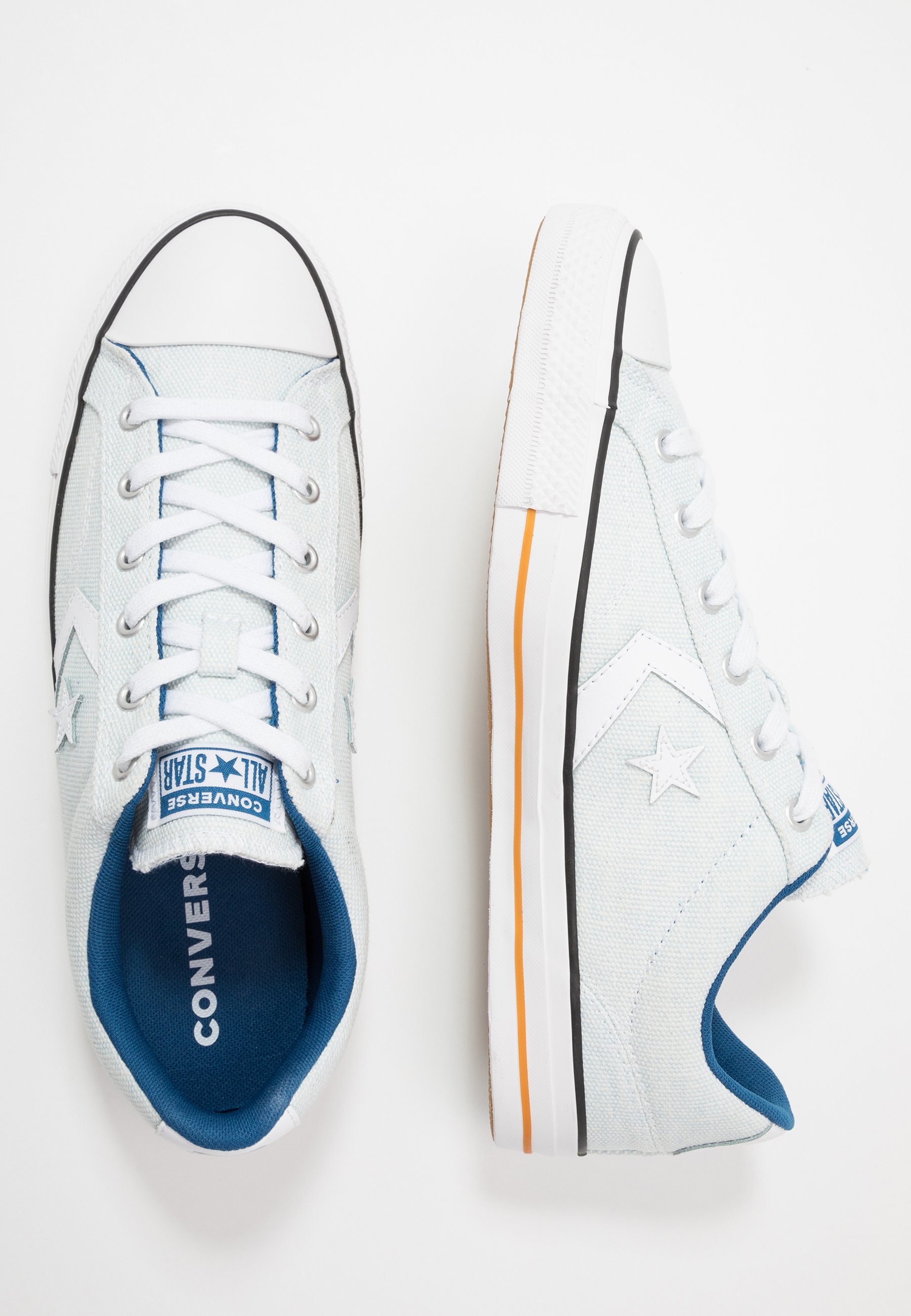 blue white converse