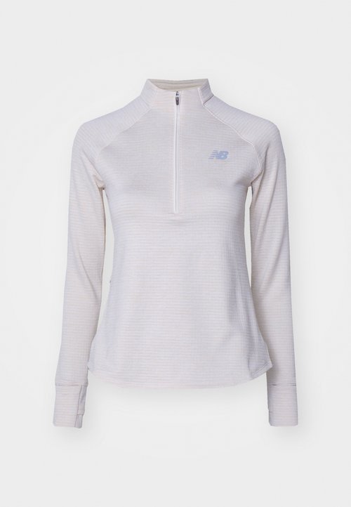 New Balance ATHLETICS GRID 1/2 ZIP - Long-sleeved top - beige — foto 7