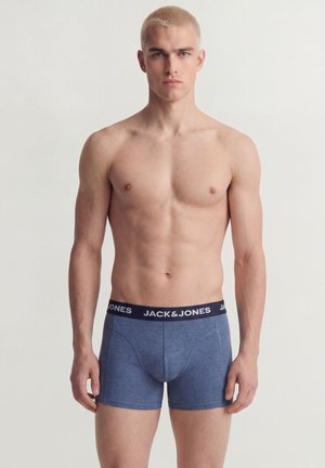 Jack & Jones, JACFAX TRUNKS 3 PACK NOOS - Boxers - vintage indigo detail:melange-navy blazer-navy blazer melange