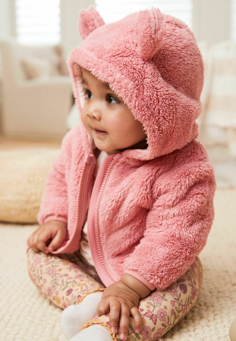 Next BABY COSY FLEECE BEAR JACKET Übergangsjacke pink Zalando.ch