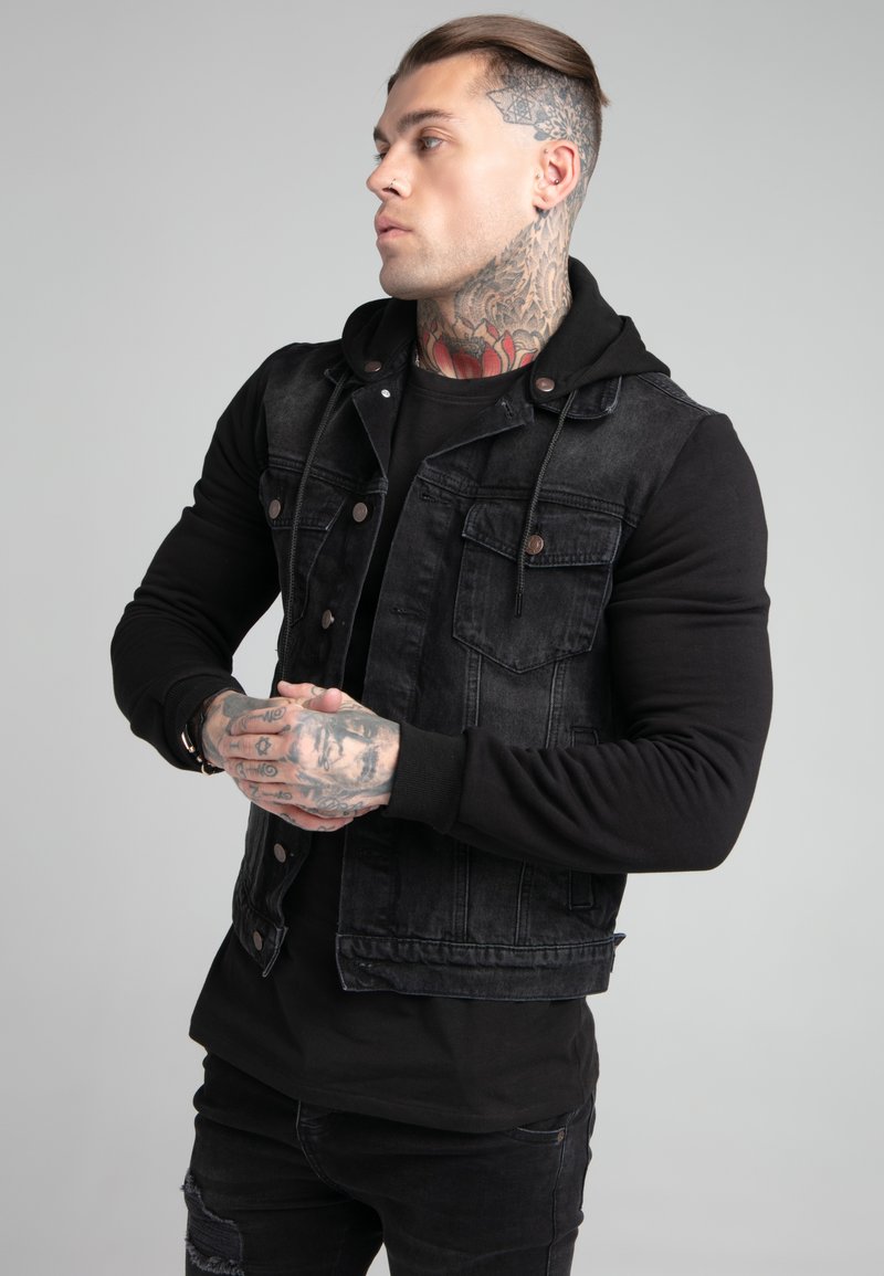 SIKSILK - JACKET - Jeansjacka - black