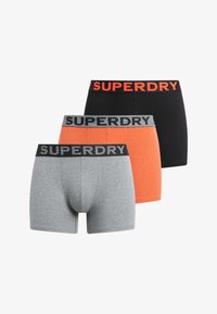 Unselected, black bright orange marl grey marl