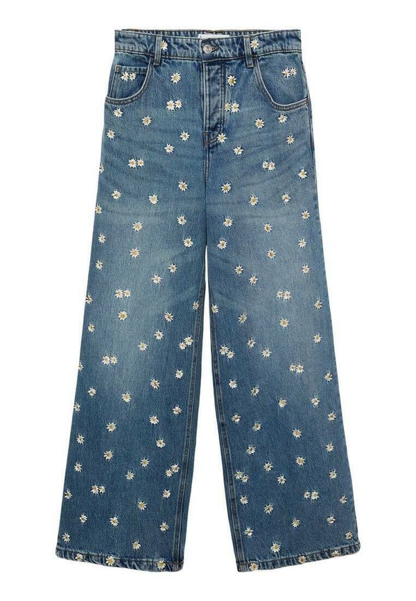 FLOWER-EMBROIDERED WIDE - Wide Leg2