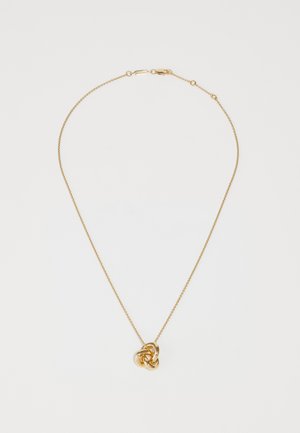 KNOT NECKLACE - Kaelakee - yellow gold-coloured