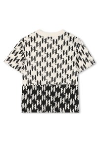 KARL LAGERFELD KIDS SHORT SLEEVES TEE - Apdrukāts T-krekls - black stone