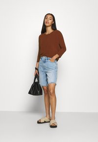 ONLY ONLGLAMOUR  - Camisola de manga comprida - burnt henna