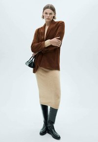 Mango Robe fourreau - brown