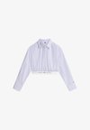 REGULAR FIT ELASTICATED WAISTBAND SHORT SHIRT - Πουκαμίσα με κουμπιά - misty lazuli blue