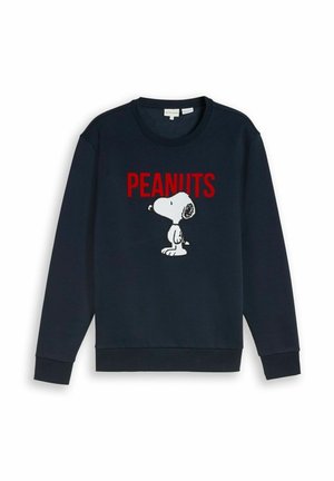 TOM TAILOR, TOM TAILOR STRICK & SWEATSHIRTS SWEATSHIRT MIT SNOOPY-PRINT - Sweatshirt - sky captain blue