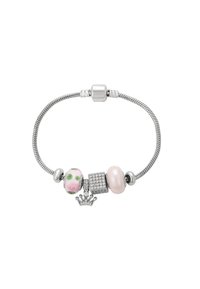 Karkötő - silver rose