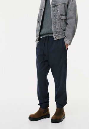 JOGGER - Pantaloni sportivi - dark-blue denim