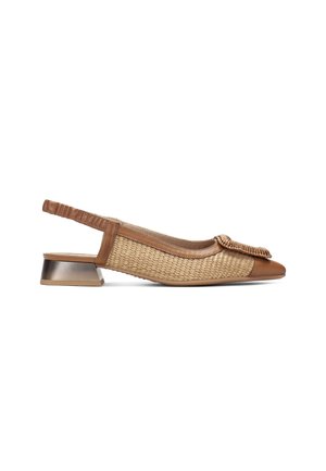Ballerina's met enkelbandjes - brown