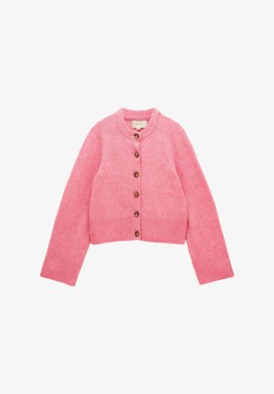 Joules, REGULAR FIT - ROUND NECK BUTTON THROUGH - Kardigán - pink