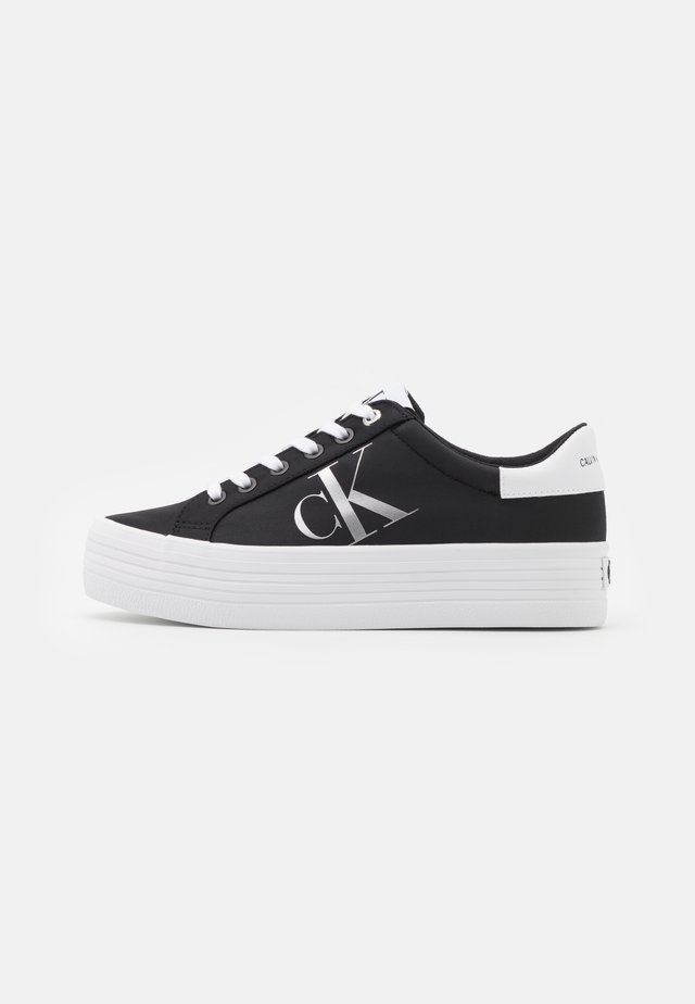 VULCANIZED FLATFORM LACEUP - Sneaker low - black