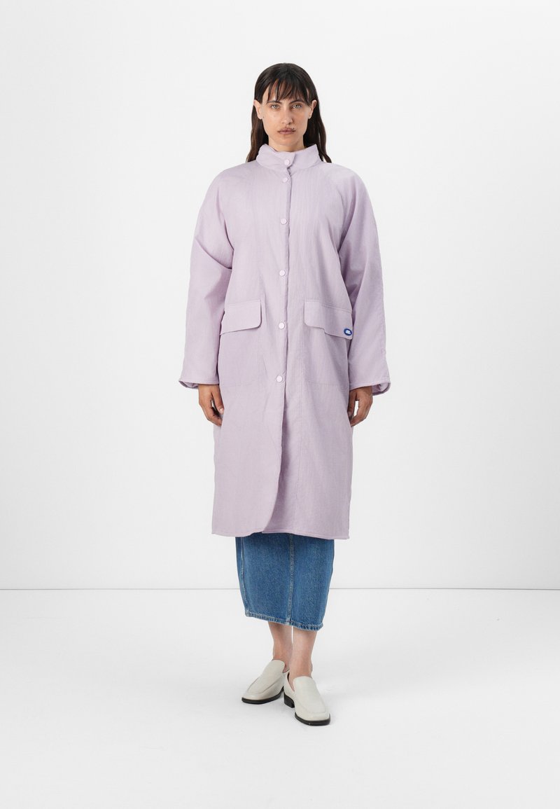 American vintage Wintermantel lila