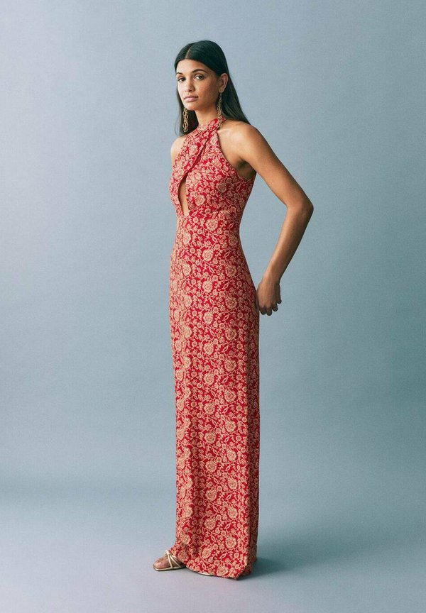 LIRA - Maxikleid - oranjebruin