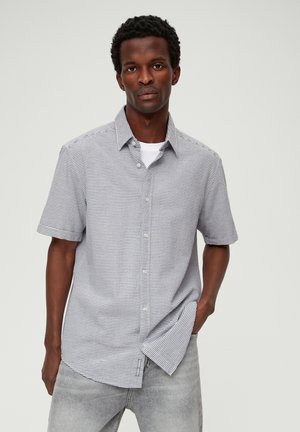 REGULAR KURZARM IM STREIFENDESIGN - Chemise - navy