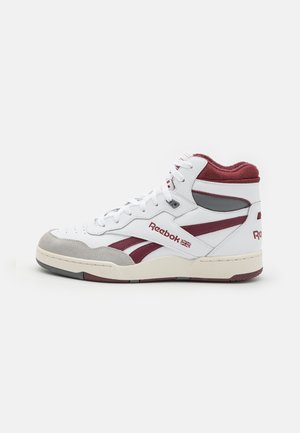 Reebok Classic BB 4000 II MID UNISEX - Tossud - footwear white/classic maroon/pure grey