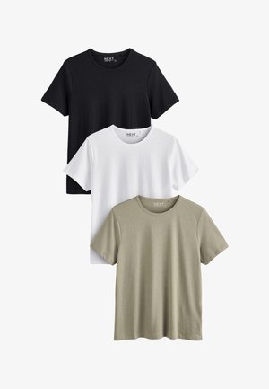 Next, REGULAR FIT 3 PACK - T-Shirt basic - core