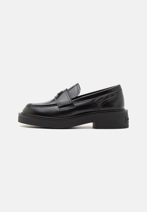 Tommy Jeans HARDWARE LOAFER ABRASIVATO - Chaussons - black